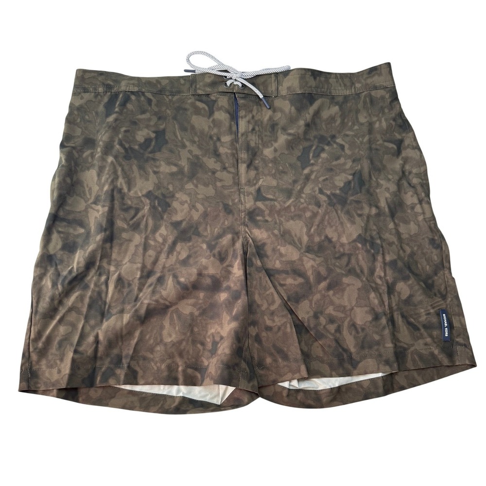 Michael Kors Fatigue Camouflage Mens Swim Shorts CU83CPJ5PW XLarge NEW